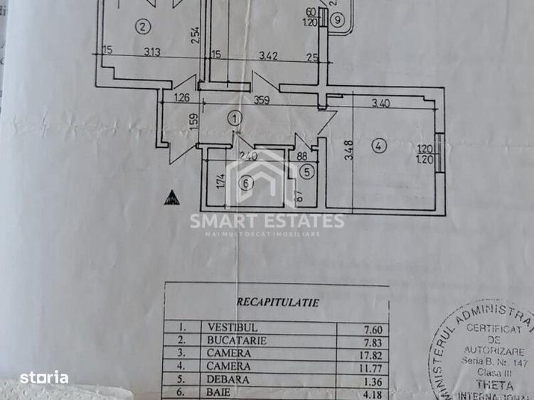 Apartament cu 2 camere decomandat, mobilat în Baicului