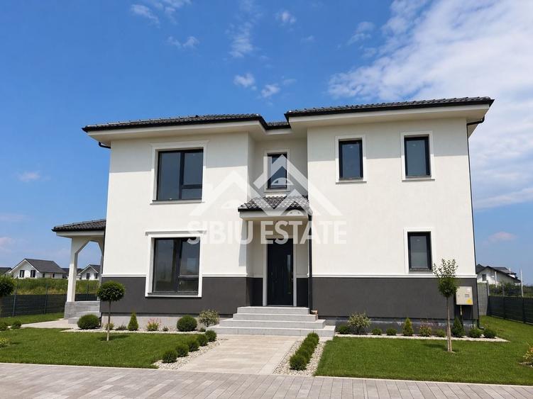 Casă individuală cu 5 camere cu Canalizare în Șura Mică