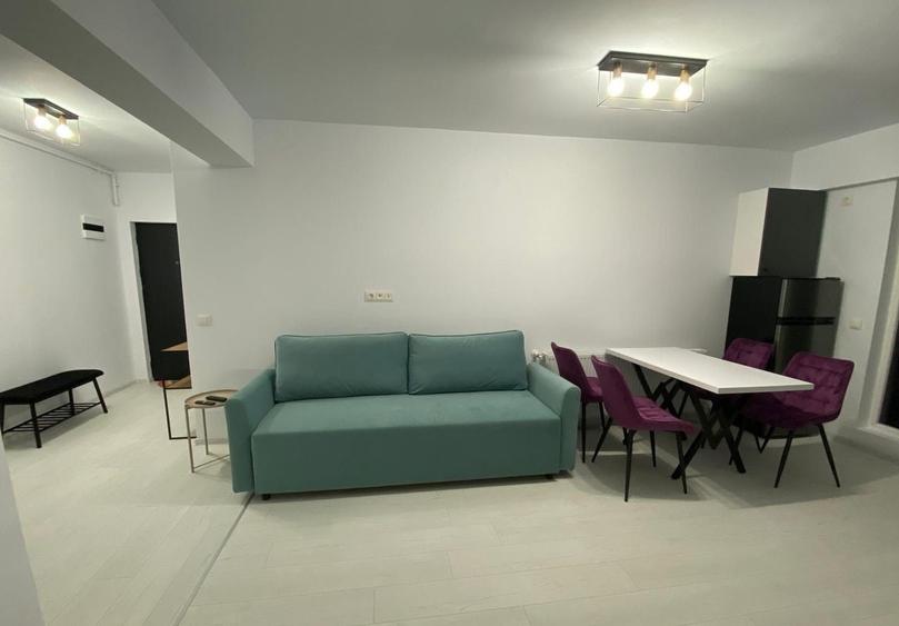 Apartament cu 2 camere semidecomandat, mobilat în Otopeni