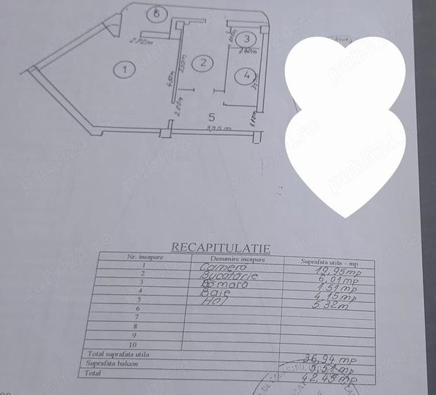 Apartament cu o camera de vanzare -direct de la proprietar str Brailei bl BR5A - 3