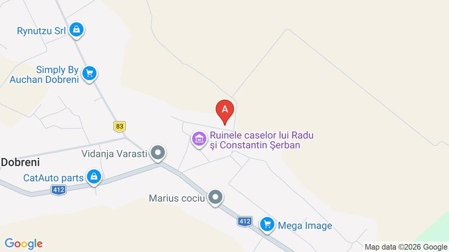 Teren Construcții intravilan de 385 mp, în Dobreni