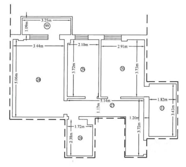 Apartament cu 2 camere decomandat în Vișani