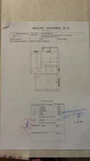 Apartament cu 2 camere decomandat în Hlincea