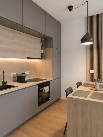 Apartament cu 2 camere semidecomandat, mobilat în Domenii