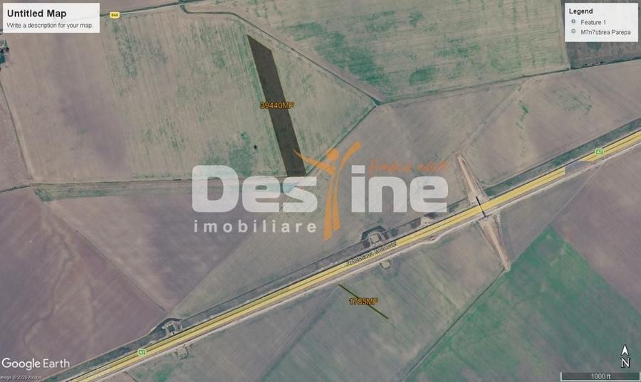 Teren agricol extravilan de 41225 mp, în Dumbrava