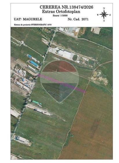Teren Construcții intravilan de 6000 mp, în Exterior Nord