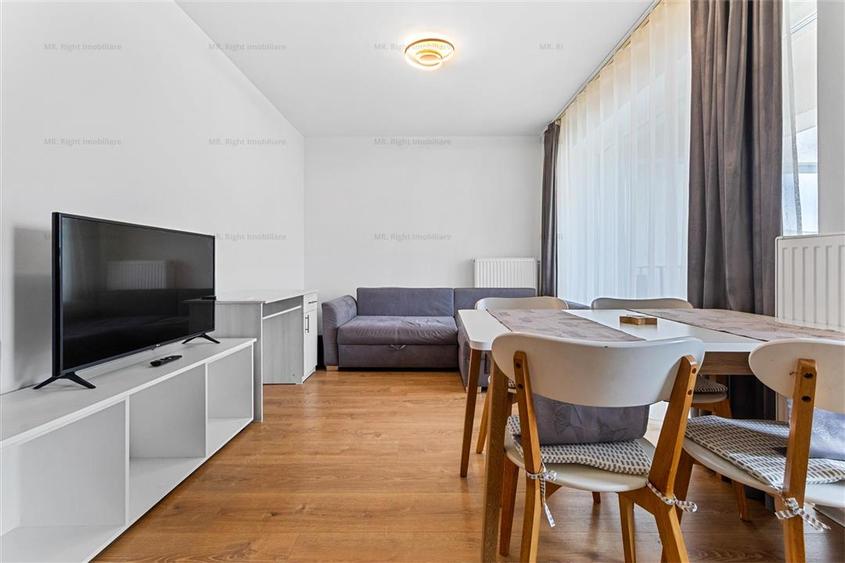 Apartament cu 2 camere decomandat, mobilat în Tractorul