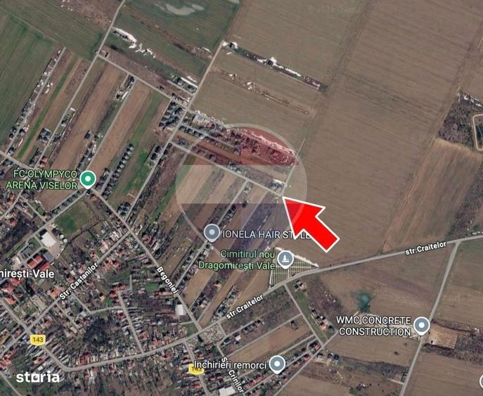 Spațiu comercial, în Dragomirești-Vale