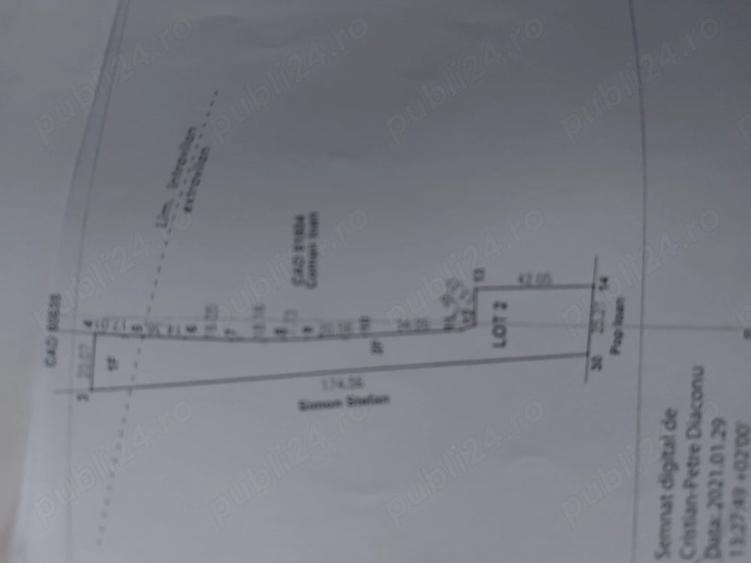 Teren de 3000 mp, în Vișeu de Jos