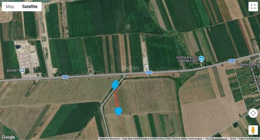 Teren intravilan 2.500 mp Bolintin Deal, zona Baumit 10 /m2