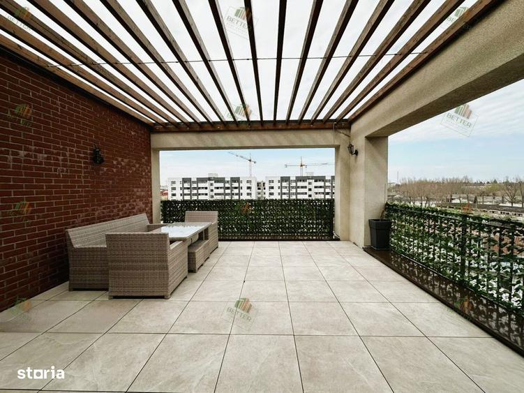 Penthouse de inchiriat | 120 mp, terasa | Parcare inclusa, Sector 4 - 1