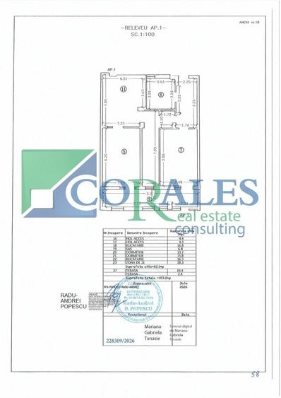 Apartament cu 2 camere decomandat în Girocului