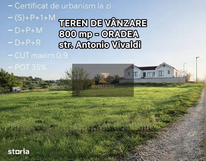 Teren Intravilan 800 mp zona Oradea zona de dealuri - 1