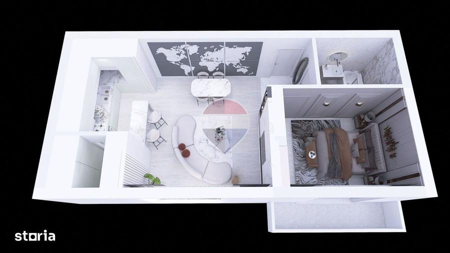 Apartament cu 2 camere în Prelungirea Ghencea