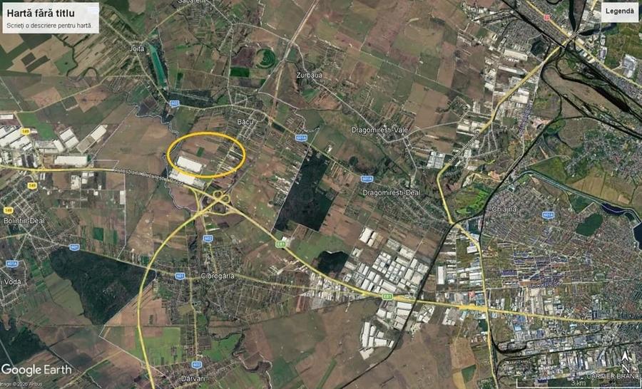 Teren de 95000 mp, în Joița