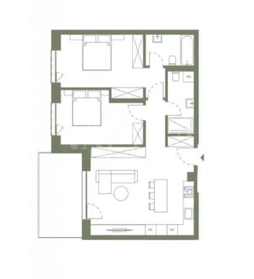 Apartament cu 3 camere în Gruia