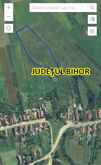 Teren de 7400 mp, în Betfia