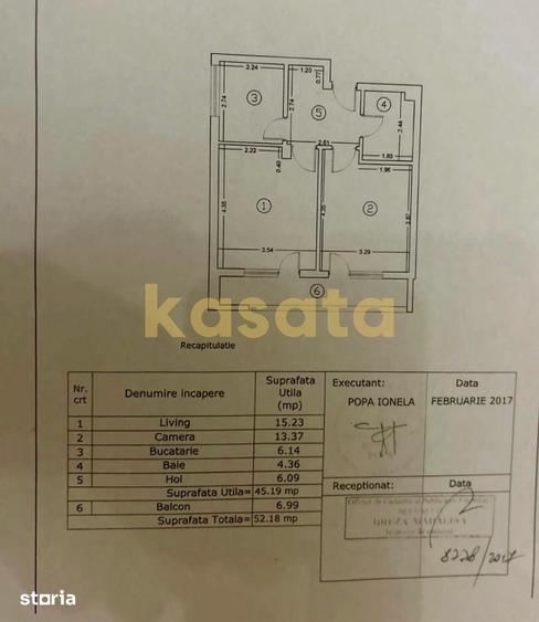 Apartament cu 2 camere decomandat în Theodor Pallady