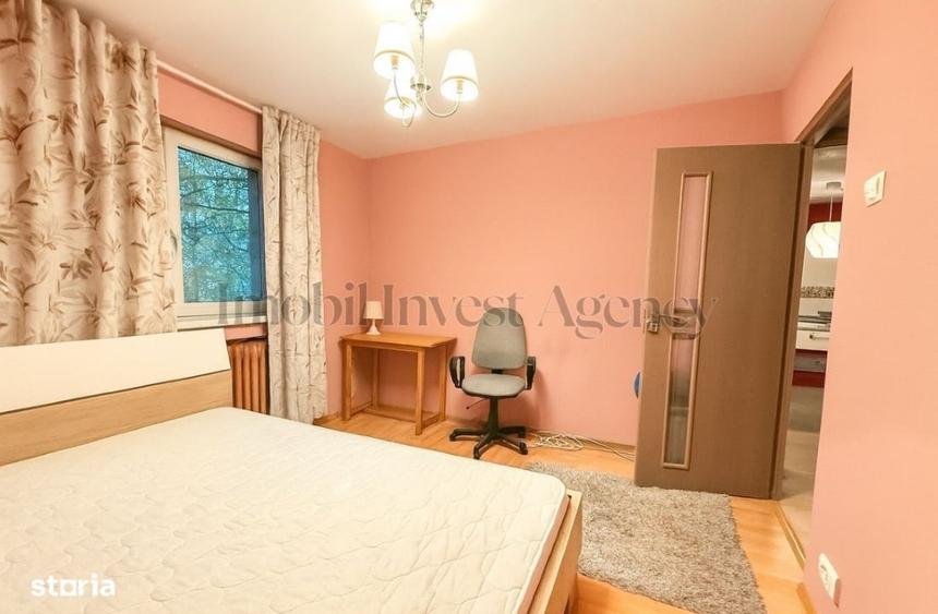 Apartament cu 4 camere decomandat, mobilat în Barbu Văcărescu
