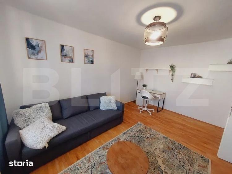 Apartament cu 2 camere semidecomandat în Central