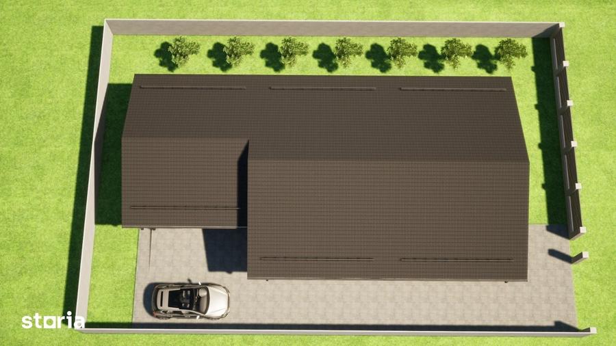Casă cu 3 camere cu Teren 500 Mp în Stupini