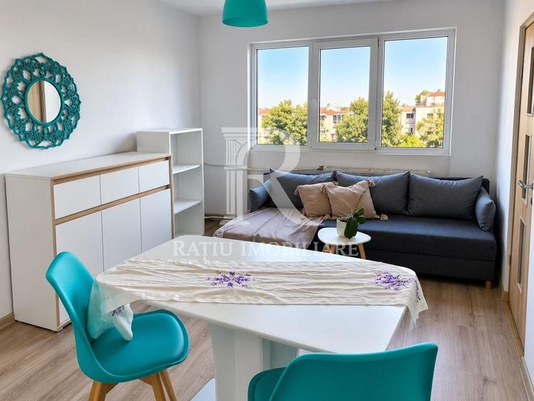 Apartament cu 2 camere semidecomandat, mobilat în Calea Aradului