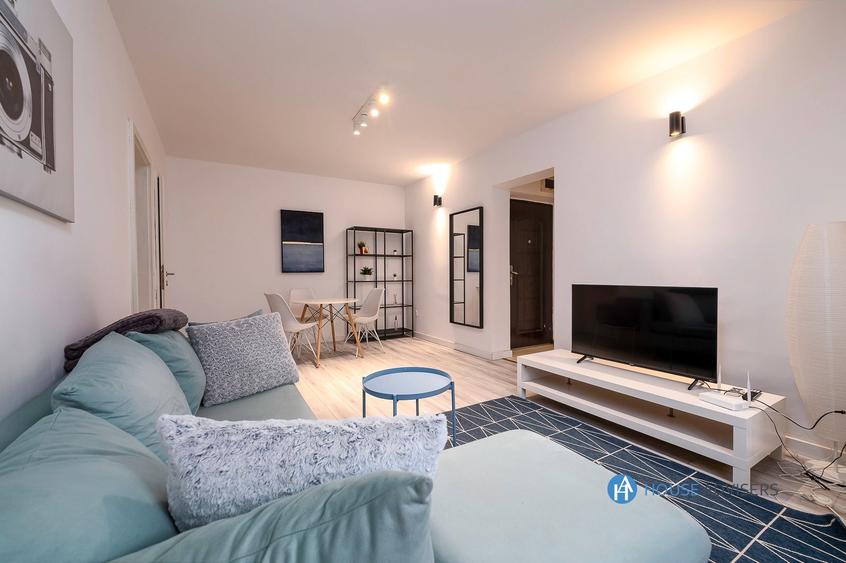 Apartament cu 2 camere, mobilat în Barbu Văcărescu