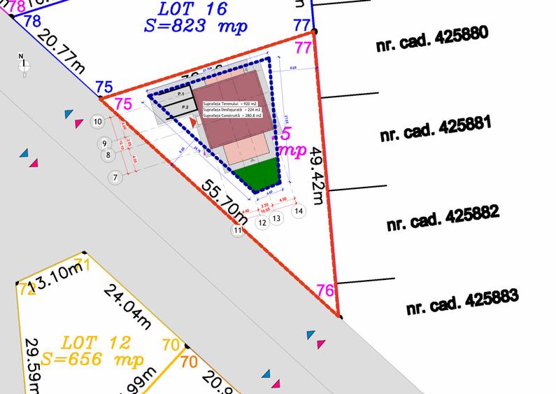 Teren Construcții intravilan de 930 mp, în Moșnița Nouă