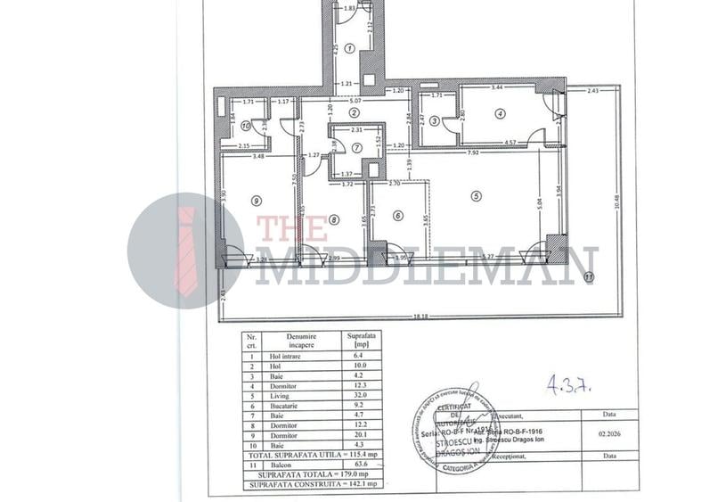Apartament cu 3 dormitoare -One Floreasca Towers - 1