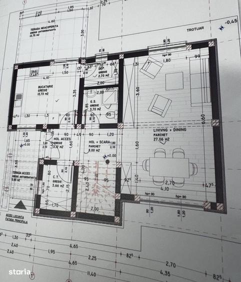 Casă cu 4 camere cu Teren 750 Mp în Miroslava
