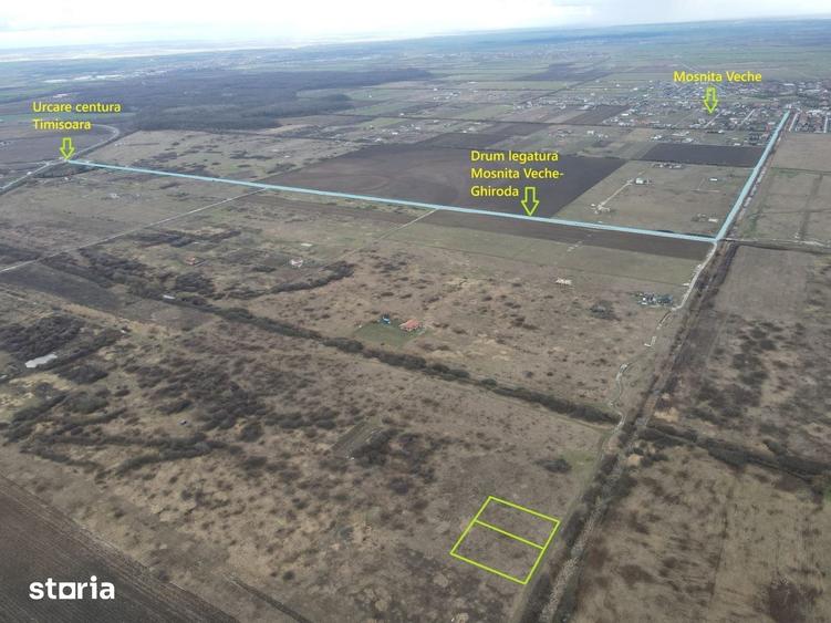 Oportunitate investitie 2 parcele teren langa Mosnita Veche - Ghiroda - 2