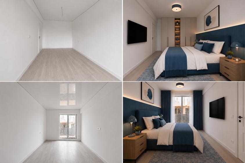Apartament cu 2 camere decomandat în Dobroești