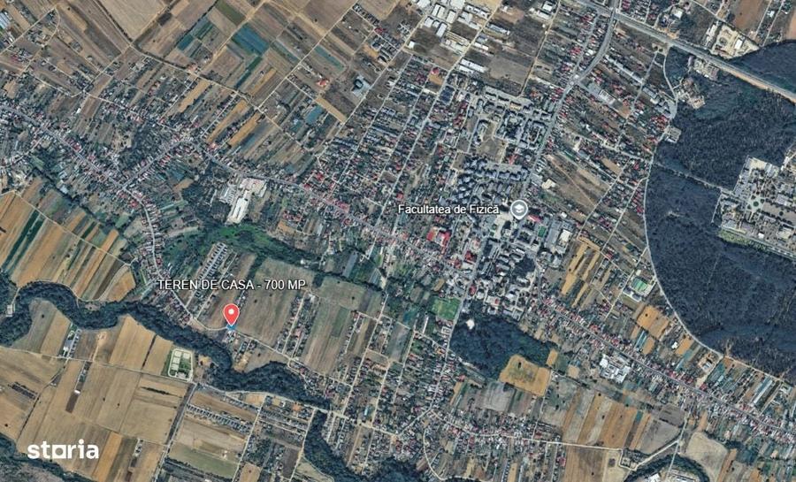 Teren intravilan 700 mp la asfalt in Orasul Magurele - 3