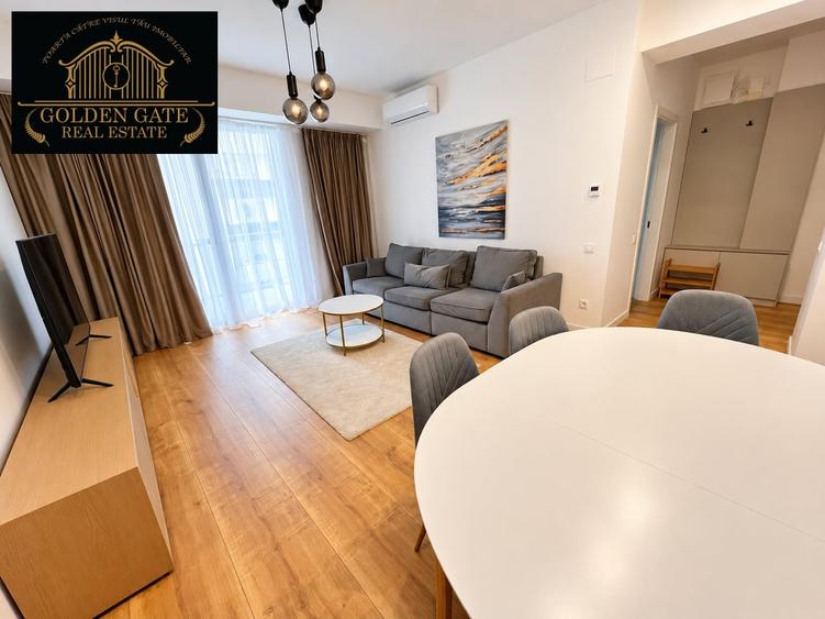Apartament cu 2 camere semidecomandat, mobilat în Sisești