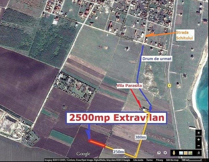Teren de 2500 mp, în Schitu