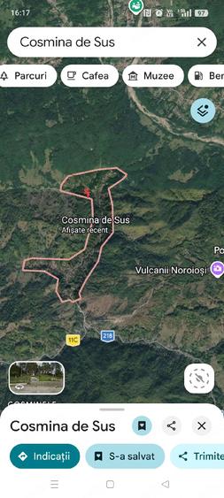 Teren de 2131 mp, în Cosmina de Sus