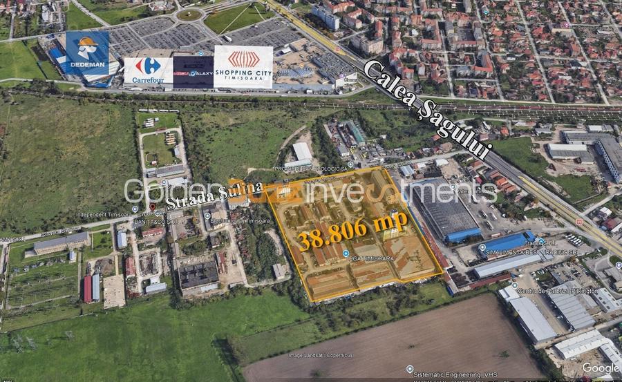 Teren Construcții intravilan de 38806 mp, în Șagului