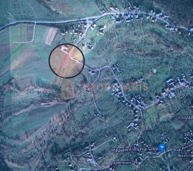 Teren de 1600 mp, în Groși