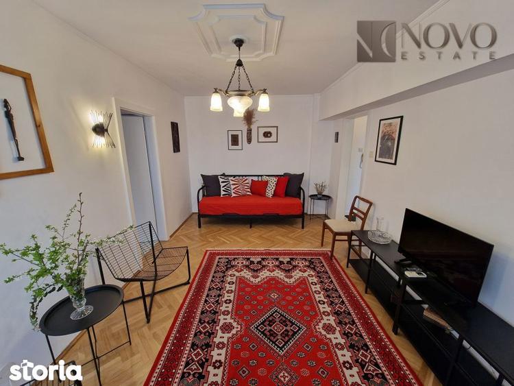 Apartament cu 2 camere semidecomandat, mobilat în Moșilor