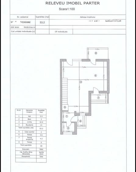 Duplex cu 4 camere cu Canalizare în Central