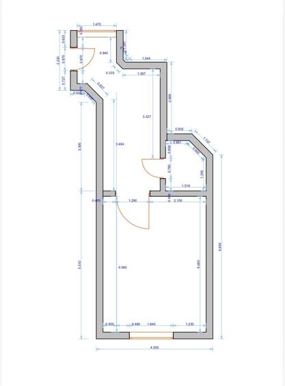 Apartament cu 2 camere decomandat în Bălcescu