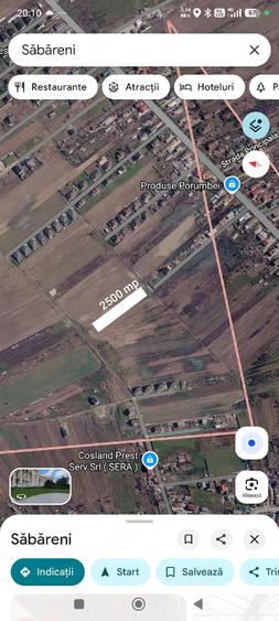 Teren de 2500 mp, în Central