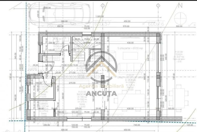 Casă individuală cu 5 camere cu Teren 450 Mp în Sălicea