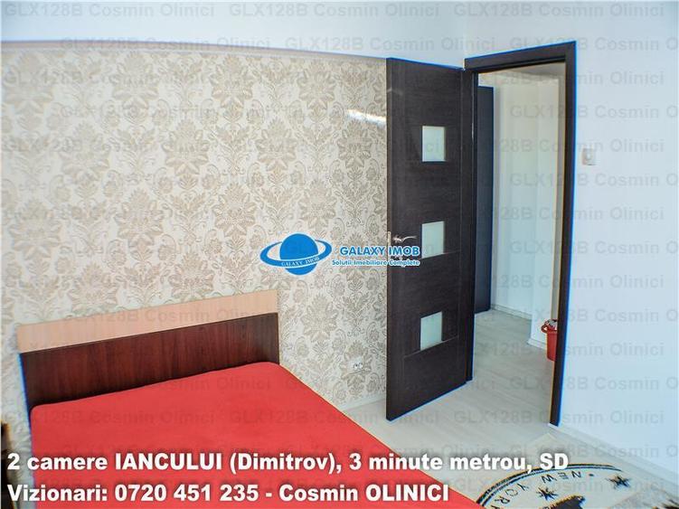Apartament cu 2 camere semidecomandat, mobilat în Iancului