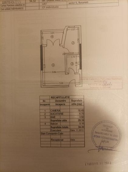 Garsonieră semidecomandată în Prelungirea Ghencea