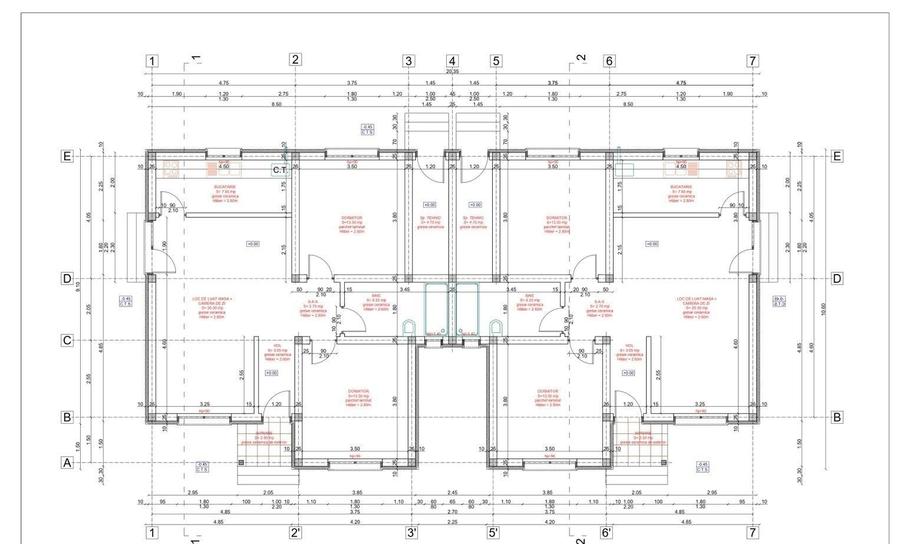 Duplex cu 3 camere cu Canalizare în Moșnița Nouă