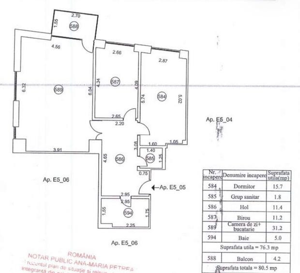 Apartament 3 camere bloc 2024 Tiglina 1 Galati - direct proprietar - 4