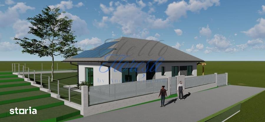 Casă cu 4 camere cu Teren 500 Mp în Chinteni