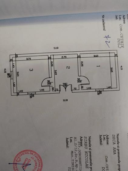 Teren de 1936 mp, în Cetate