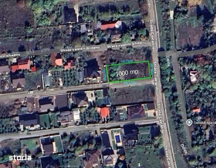 Teren de 1000 mp, în Central